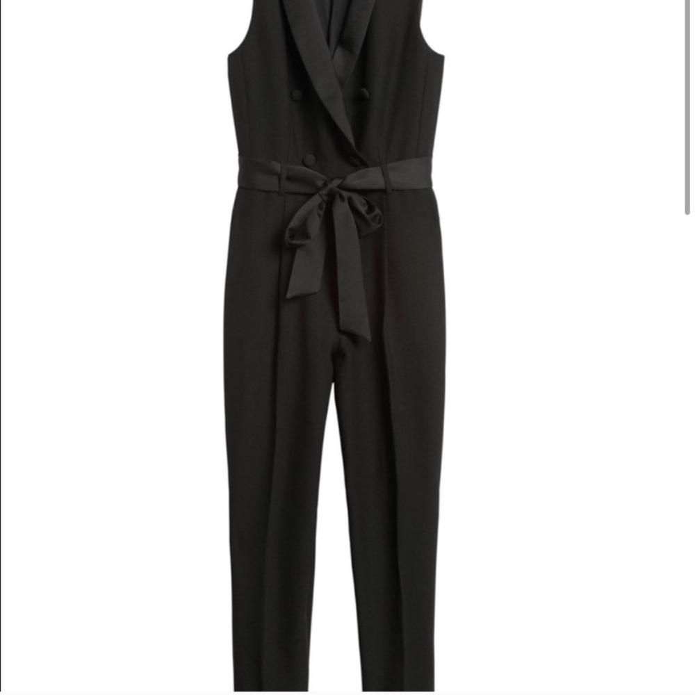 Black Tuxedo Jumpsuit